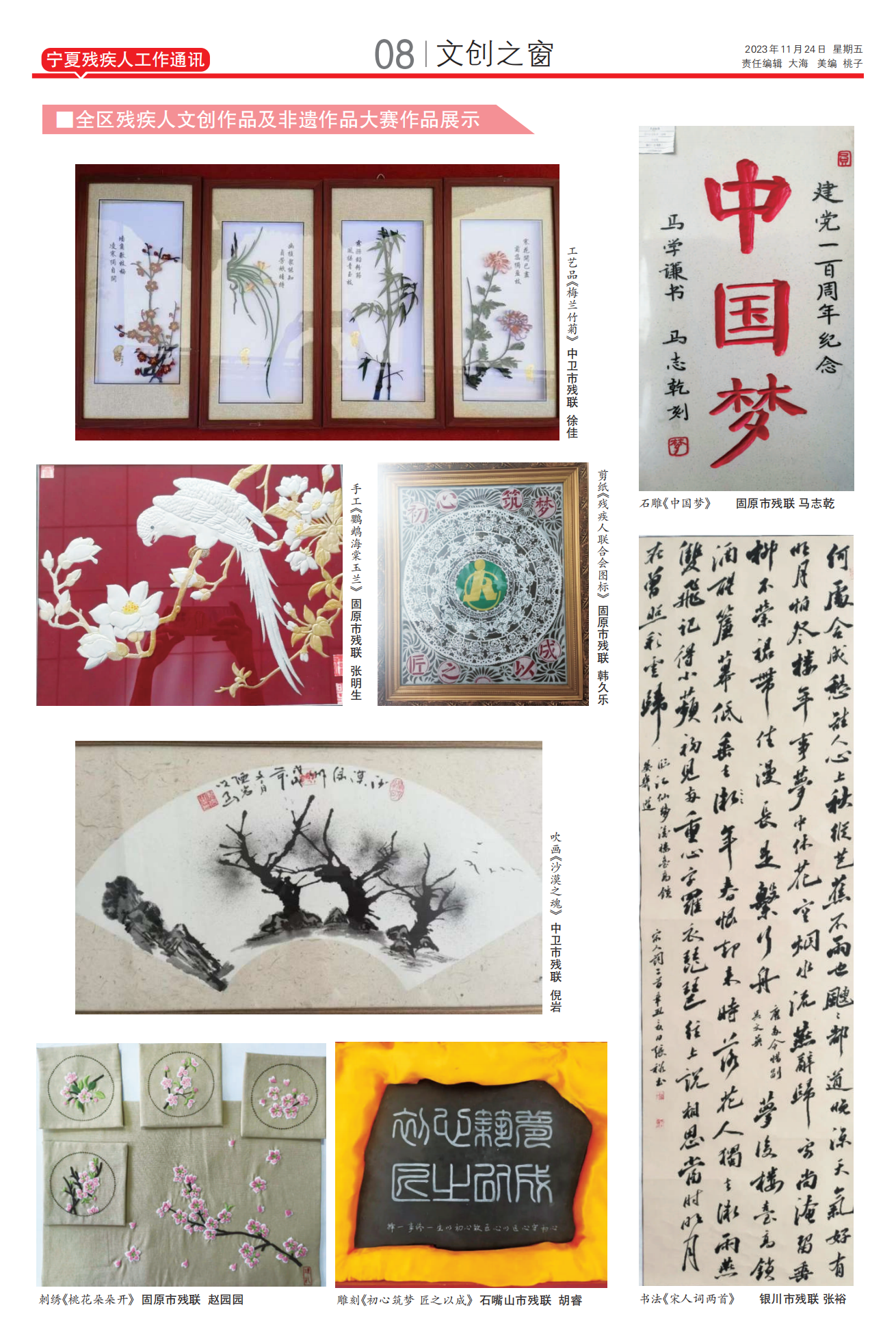 宁夏残疾人工作通讯第41期(图8)