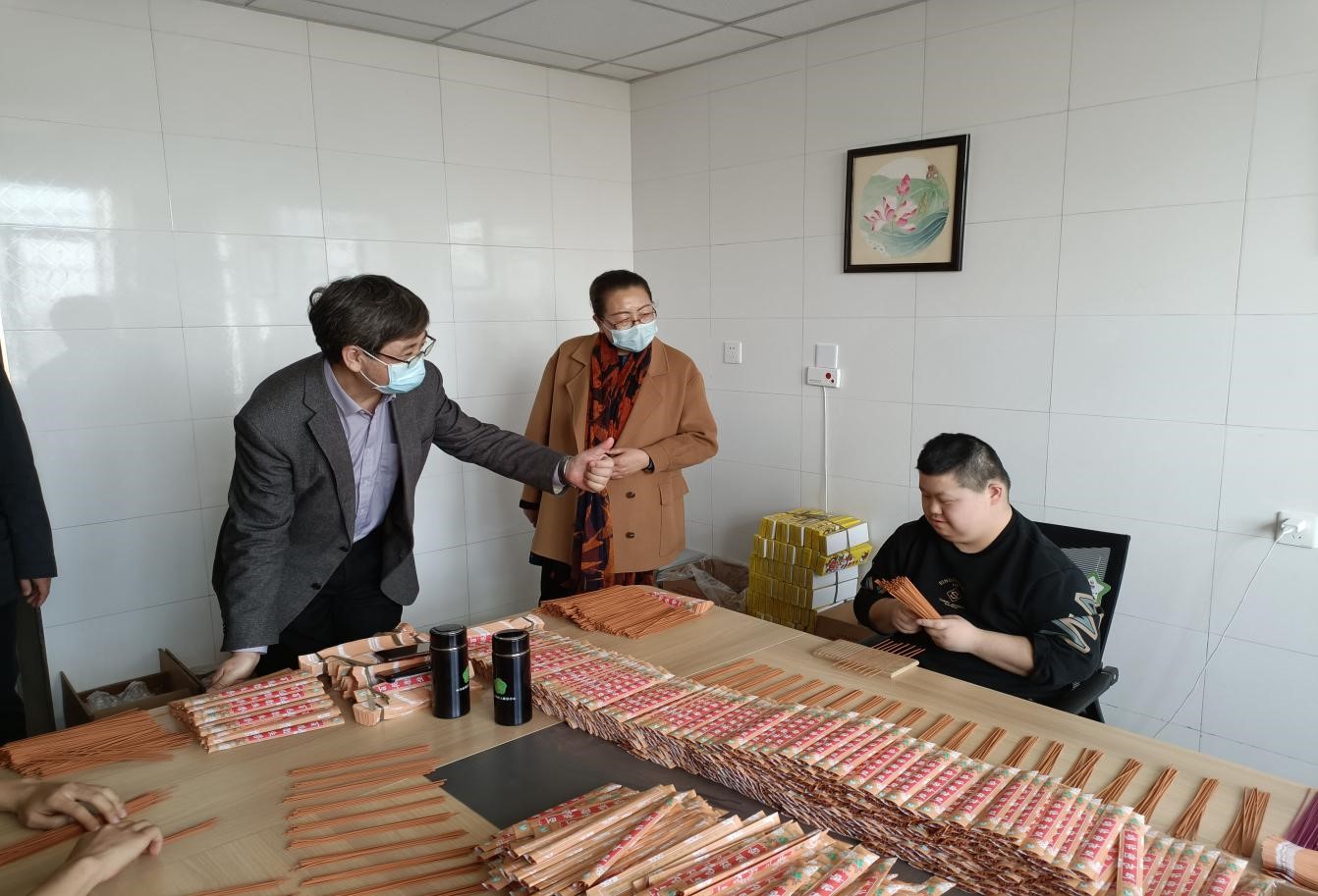马军生赴中卫市调研康复机构运营 和基层残联组织建设工作(图2)